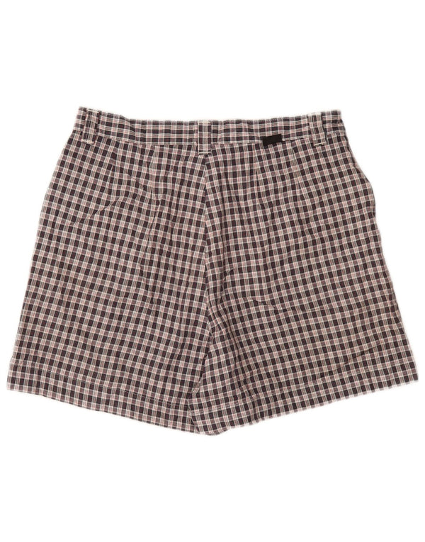 Lee Womens High Rise Casual Shorts US 12 Large W32 Mehrfarbig kariert