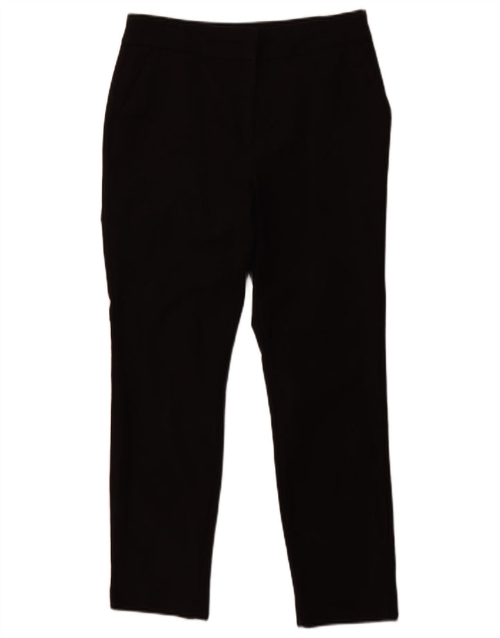 WAREHOUSE Slim Chino-Hose für Damen, UK 10, Größe S, W28, L26, Schwarz, Baumwolle