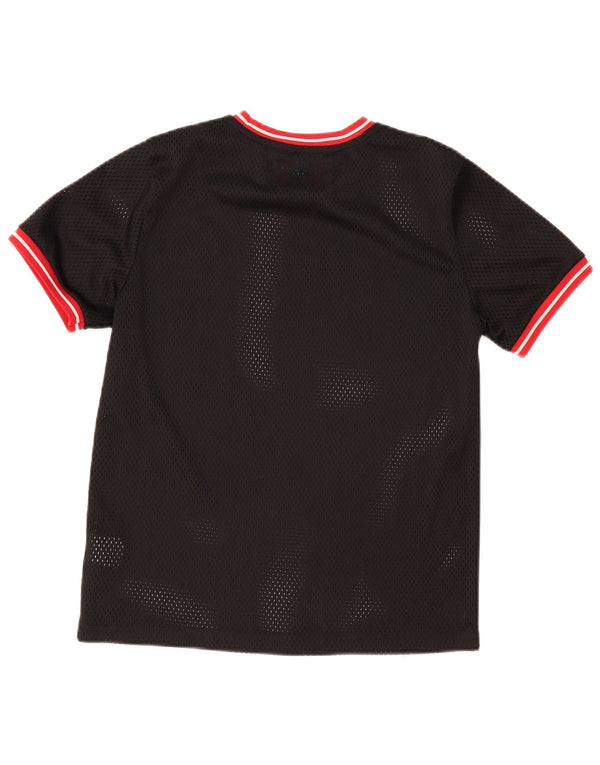 FILA Grafik-T-Shirt für Jungen, 13–14 Jahre, schwarzes Polyester