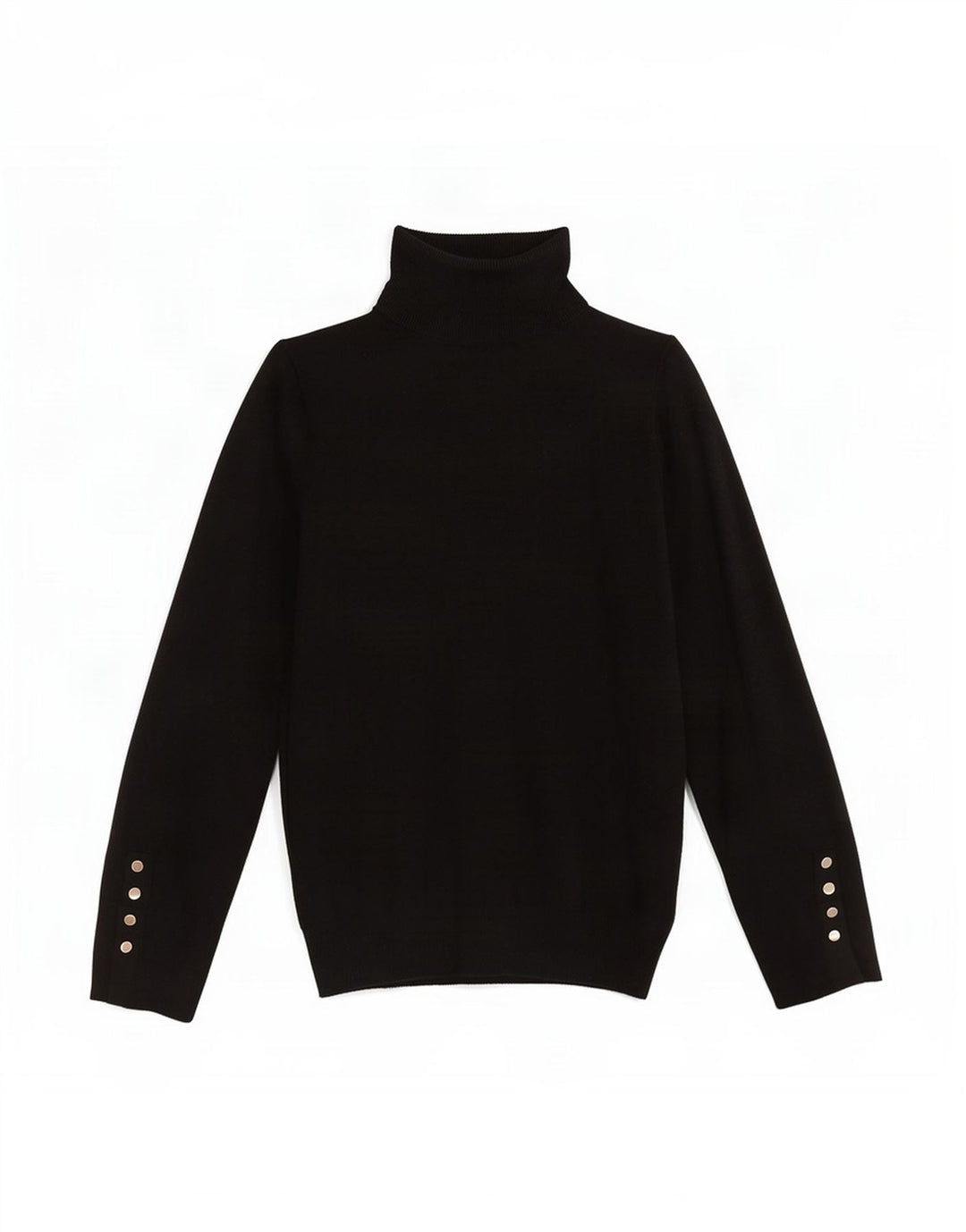 Zara Damen-Pullover mit Rollkragen, Gr. 10, Größe S, Schwarz