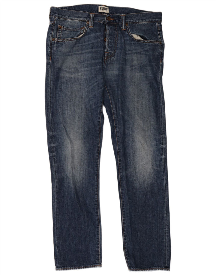 Edwin Herren Relaxed Fit Straight Jeans W34 L32 Blau