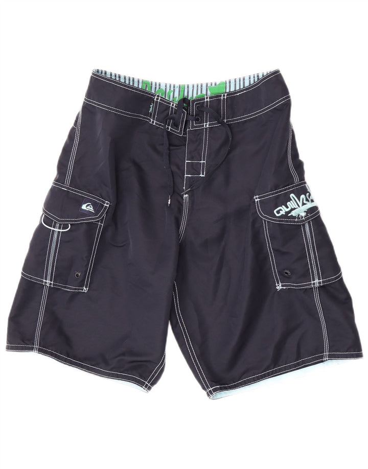 Quiksilver Herren Graphic Cargo Badeshorts Medium Marineblau Polyester