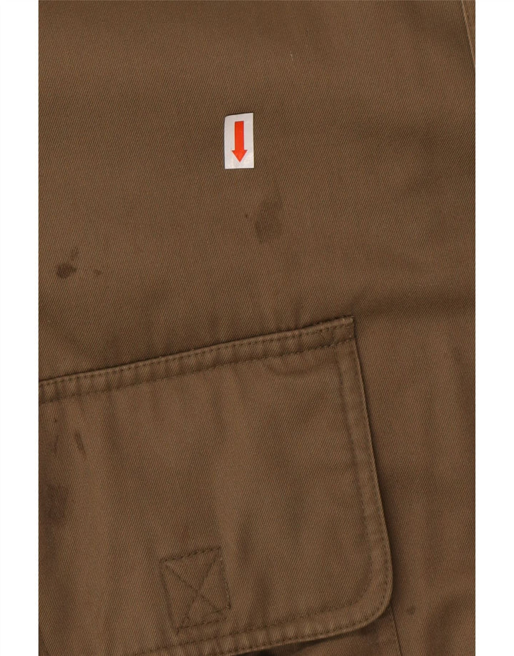 UNIVERS Herren-Utility-Jacke mit Kapuze IT 52 XL, braune Baumwolle