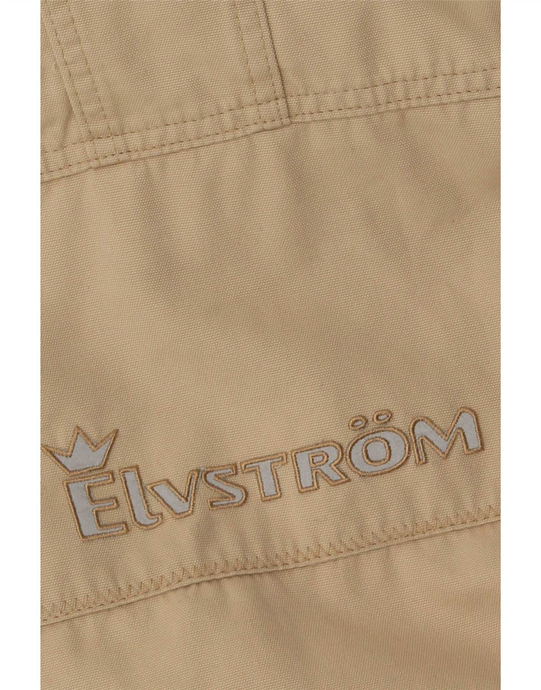 Elvstrom Herren-Windbreaker-Mantel IT 46 Small Beige Baumwolle