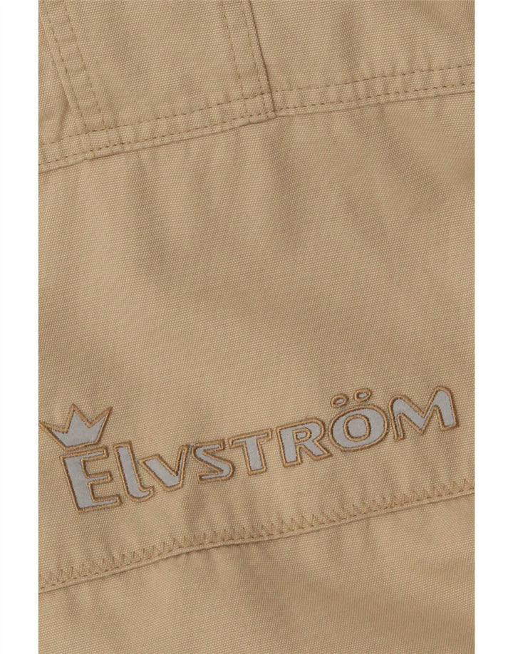 Elvstrom Herren-Windbreaker-Mantel IT 46 Small Beige Baumwolle