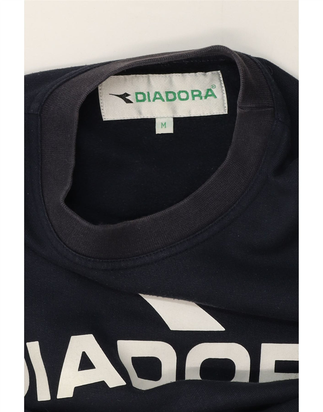 Diadora Herren-Sweatshirt mit Grafik, lockerer Passform, mittleres Marineblau