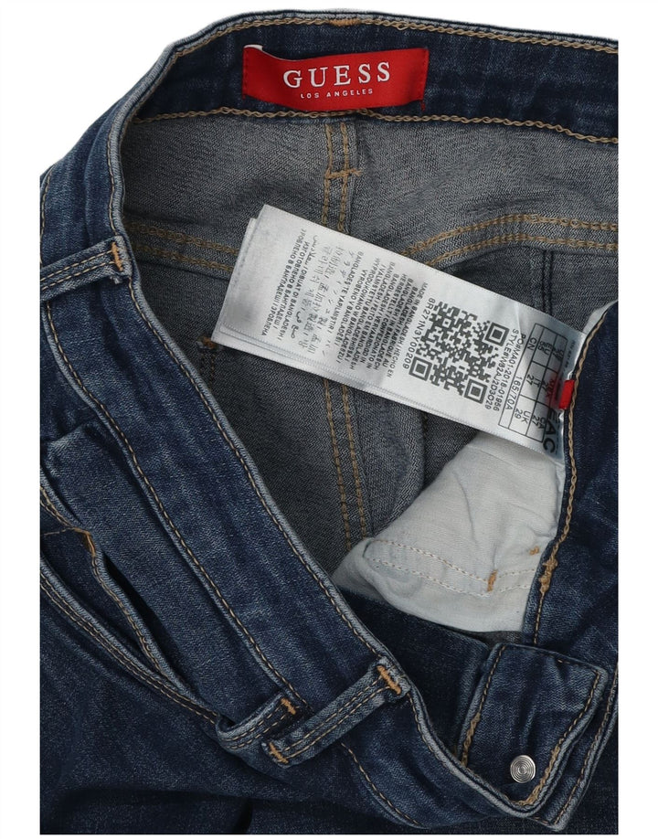 GUESS Damen Skinny Jeans W29 L28 Marineblaue Baumwolle