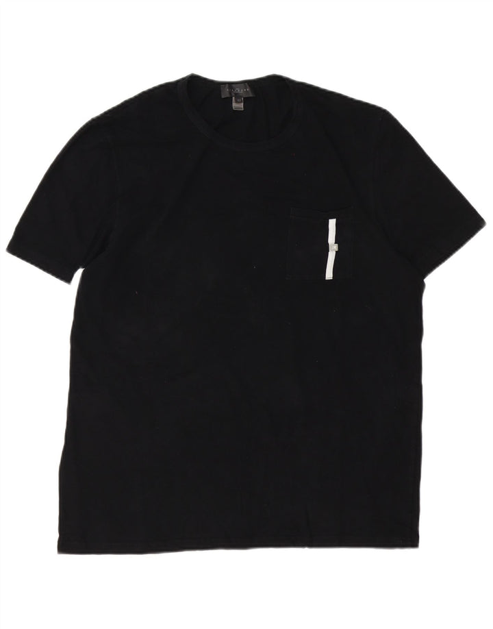 Richmond Herren T-Shirt Top IT 52 Large Schwarz Baumwolle