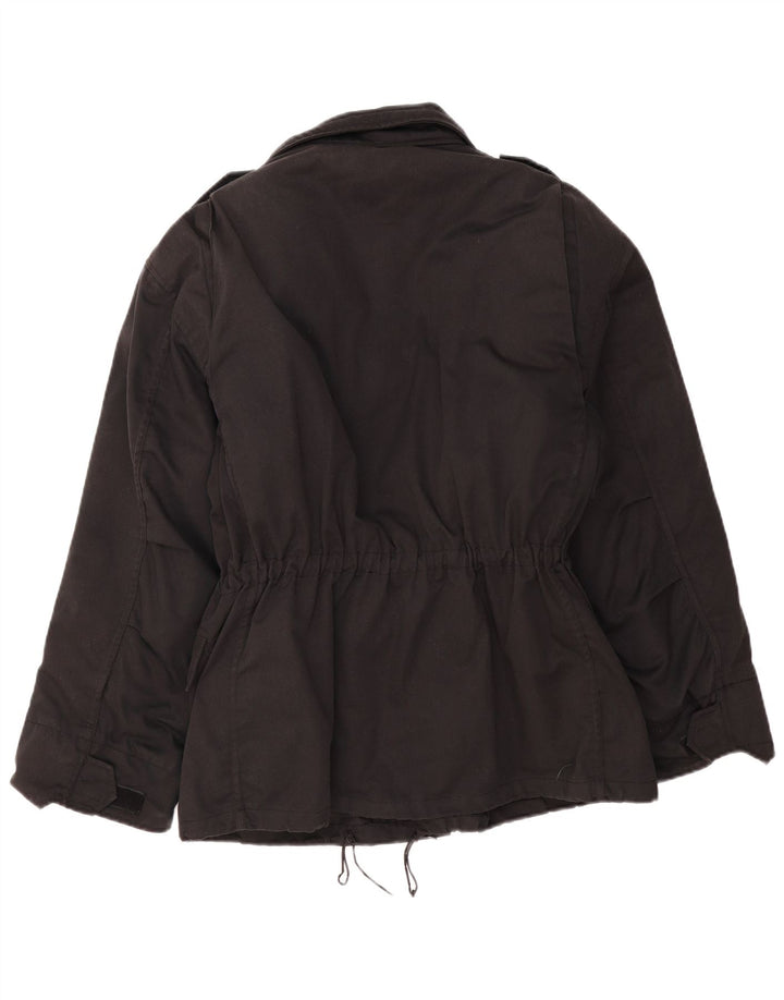 Vintage Herren Militärjacke UK 36 Small Schwarz