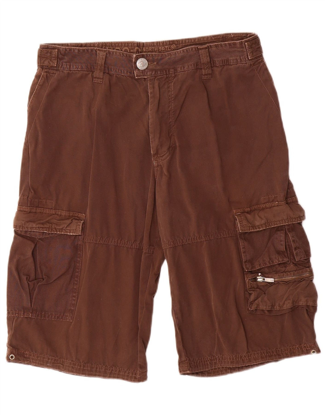 North Sails Herren Cargoshorts IT 54 2XL W32 Braune Baumwolle
