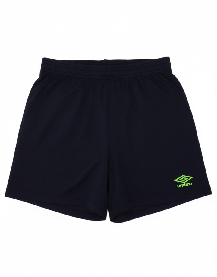 UMBRO Boys Sport Shorts 9-10 Years  Navy Blue Polyester