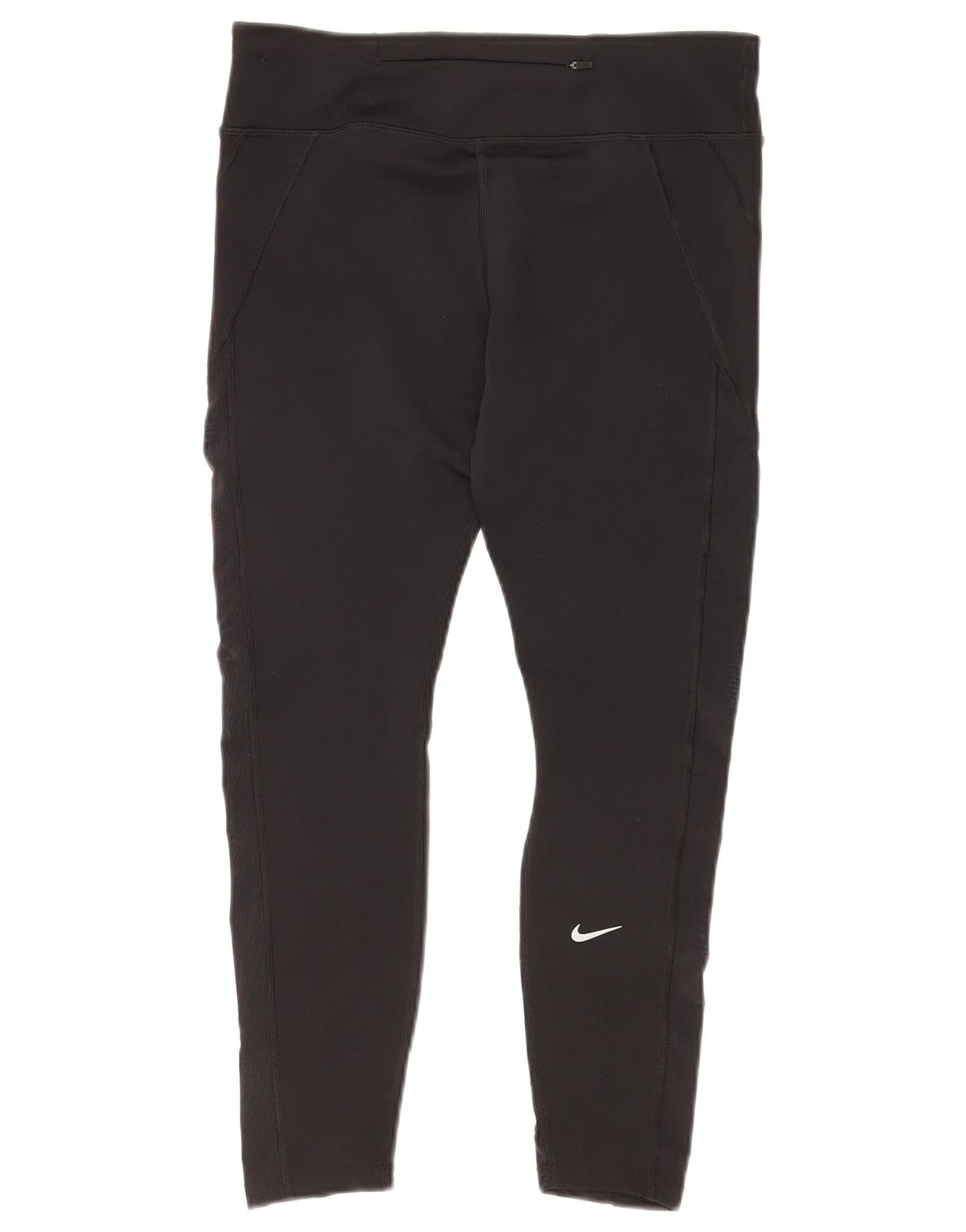 Nike Damen Dri Fit Leggings, groß, aus schwarzem Polyester