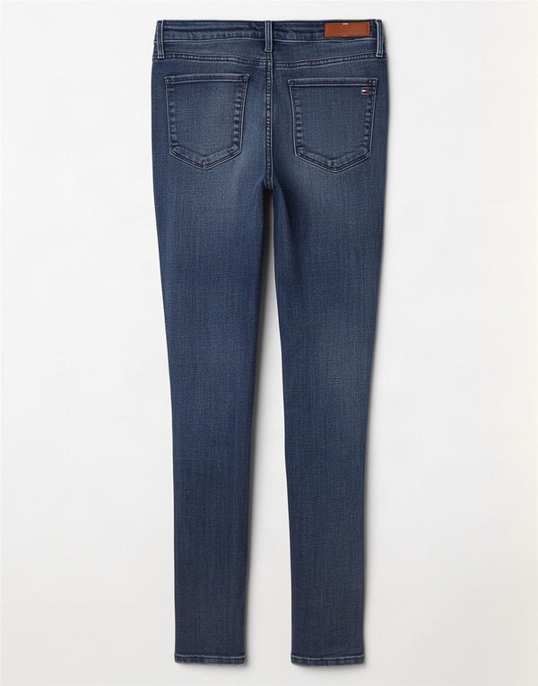 Tommy Hilfiger Womens Harlem Ultra Skinny Jeans W31 L32 Navy Blue Cotton