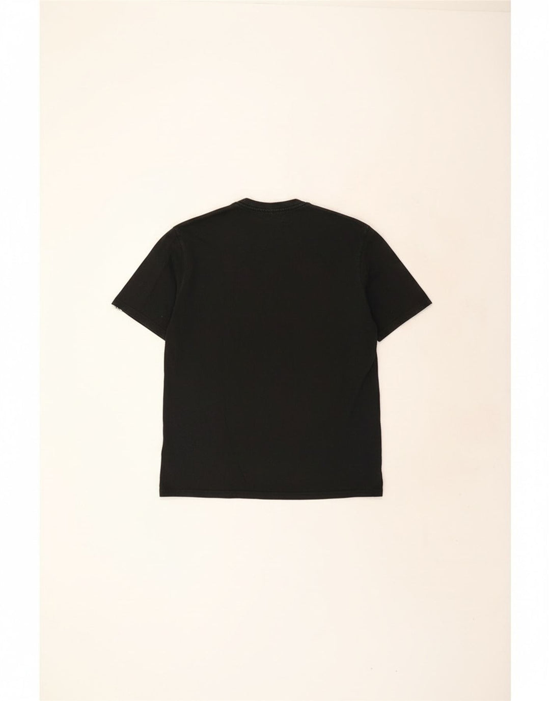 Kappa Herren-T-Shirt mit Grafik, groß, aus schwarzer Baumwolle