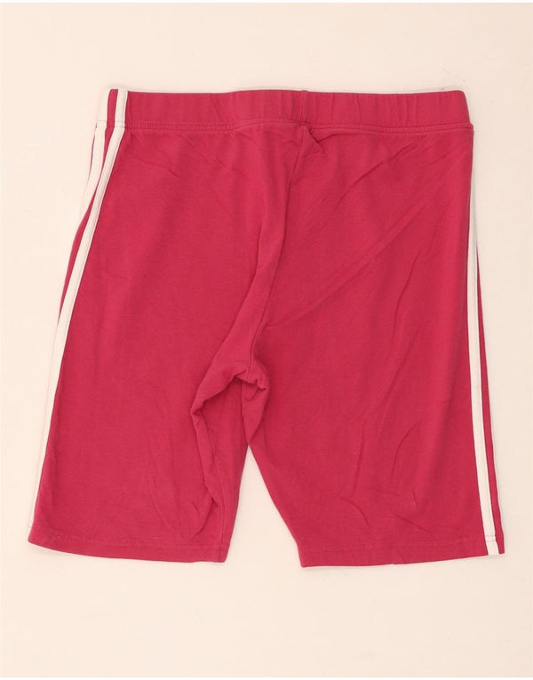 Adidas Damen Sportshorts UK 16/18 Große rosa Baumwolle