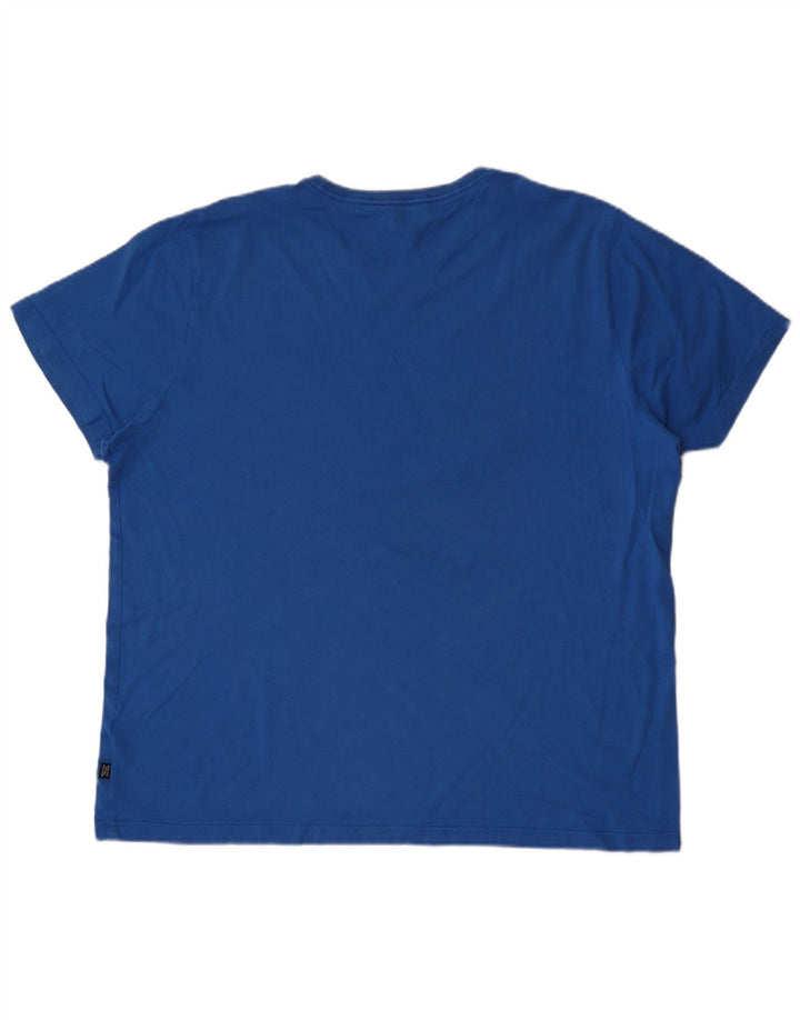 Puma Herren T-Shirt Top XL Blau Baumwolle