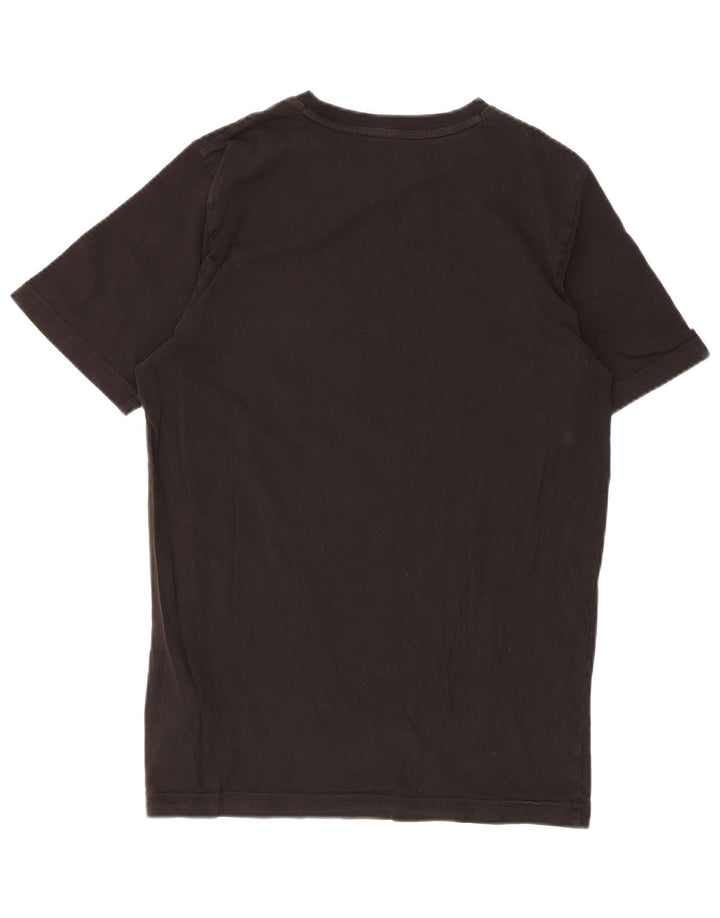 Puma Herren Grafik T-Shirt Top Small Schwarz Baumwolle