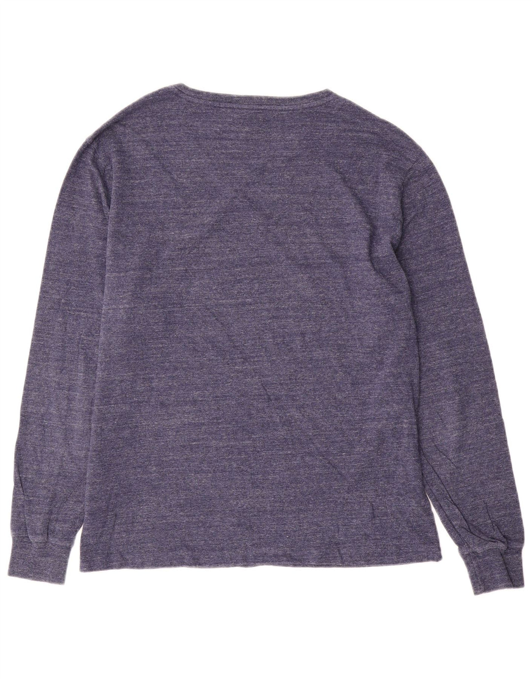 Polo Ralph Lauren Herren-Oberteil, langärmelig, mittelblau, Baumwolle
