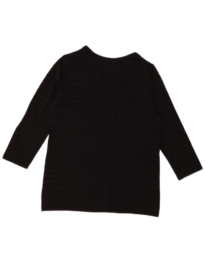 Gap Damen-Top, 3/4-Ärmel, UK-Größe 40, Größe L, Schwarz