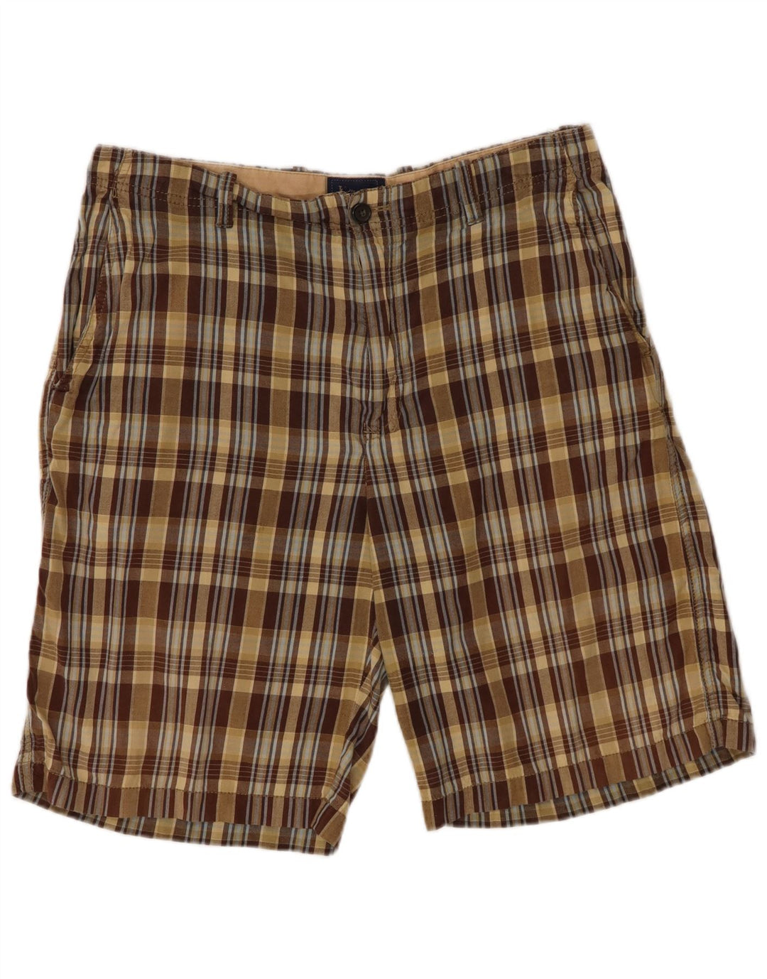 Izod Herren-Chinoshorts W36, groß, grün kariert, Baumwolle
