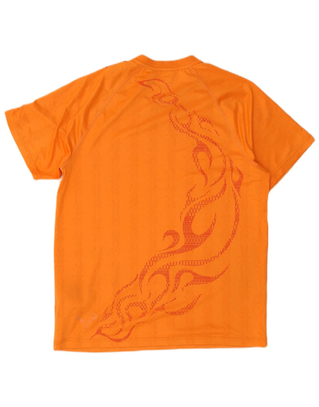 Nike Herren T-Shirt Top Mittelorange Paisley Polyester