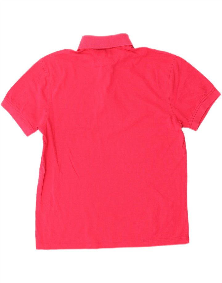 Tommy Hilfiger Herren-Poloshirt aus mittelrosa Baumwolle