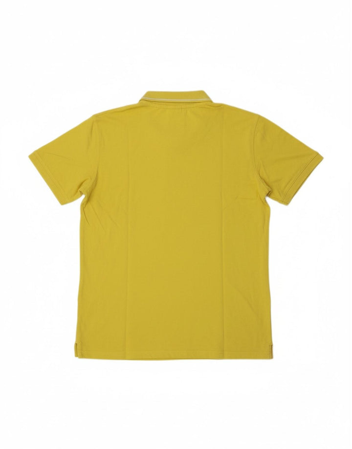 CARRERA Mens Polo Shirt XL Yellow Cotton