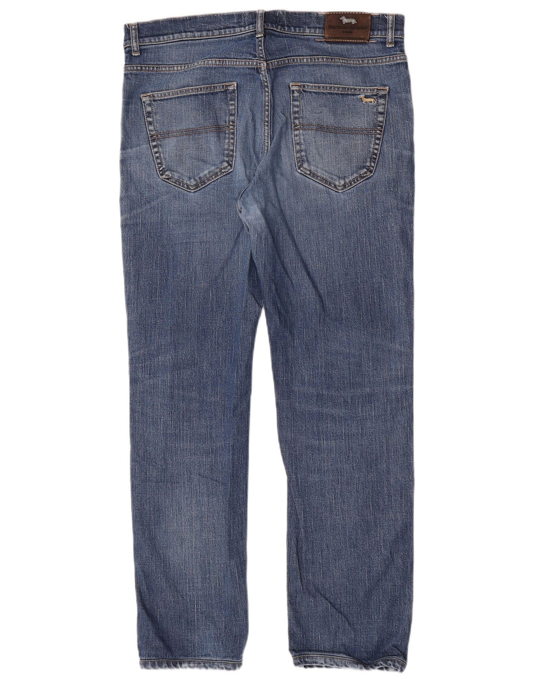 Harmont & Blaine Herren Straight Jeans W38 L31 Blaue Baumwolle