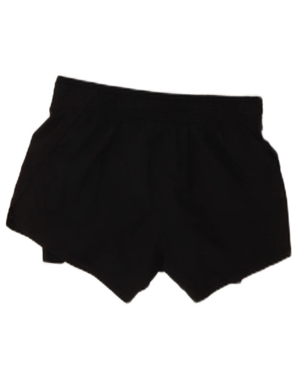 Nike Damen Dri Fit Sport Shorts UK 4 XS Schwarz Polyester