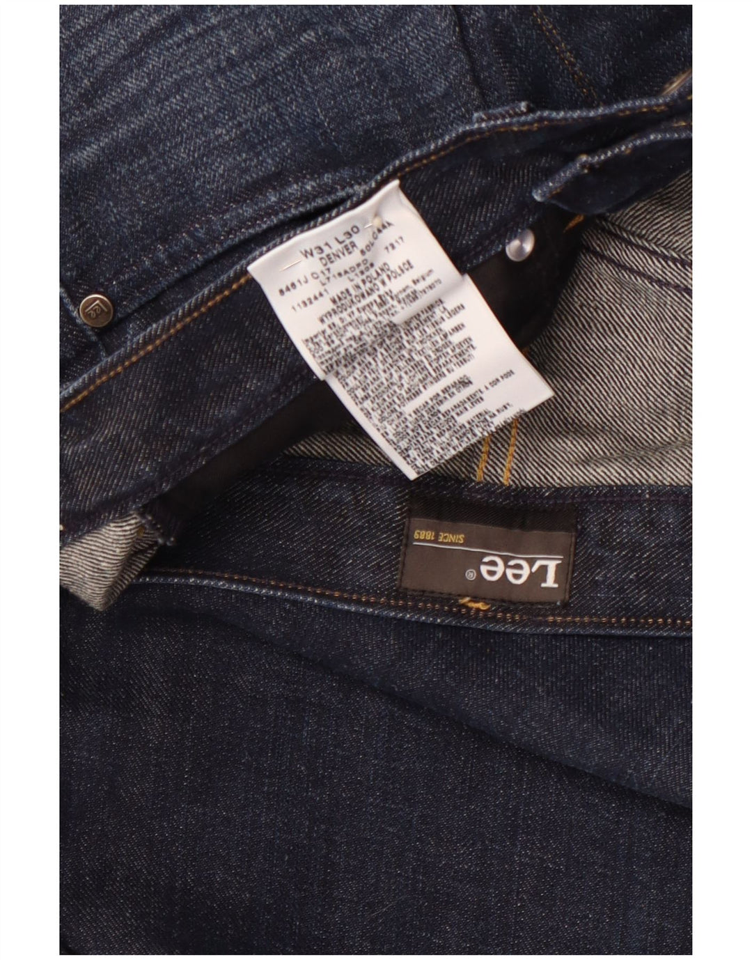 LEE Herren Denver Bootcut Jeans W31 L30 Marineblaue Baumwolle