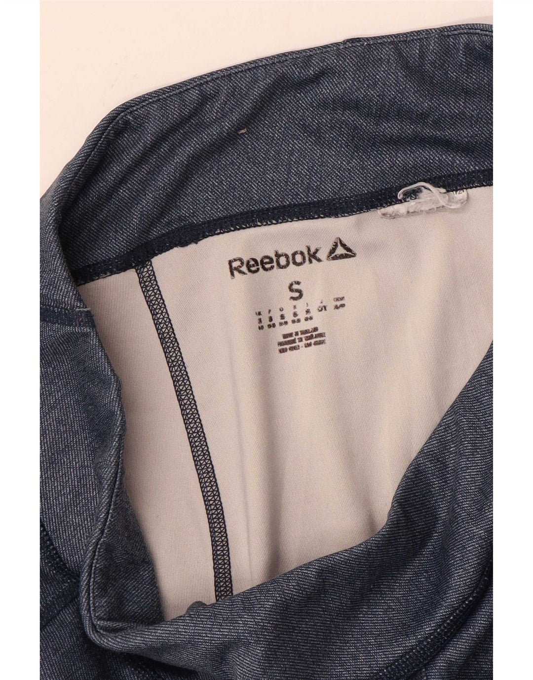 Reebok Womens Graphic Leggings UK 8/10 Small Marineblau