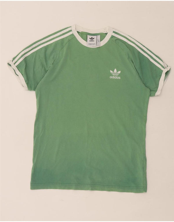 ADIDAS Herren T-Shirt Top mittelgrüne Baumwolle