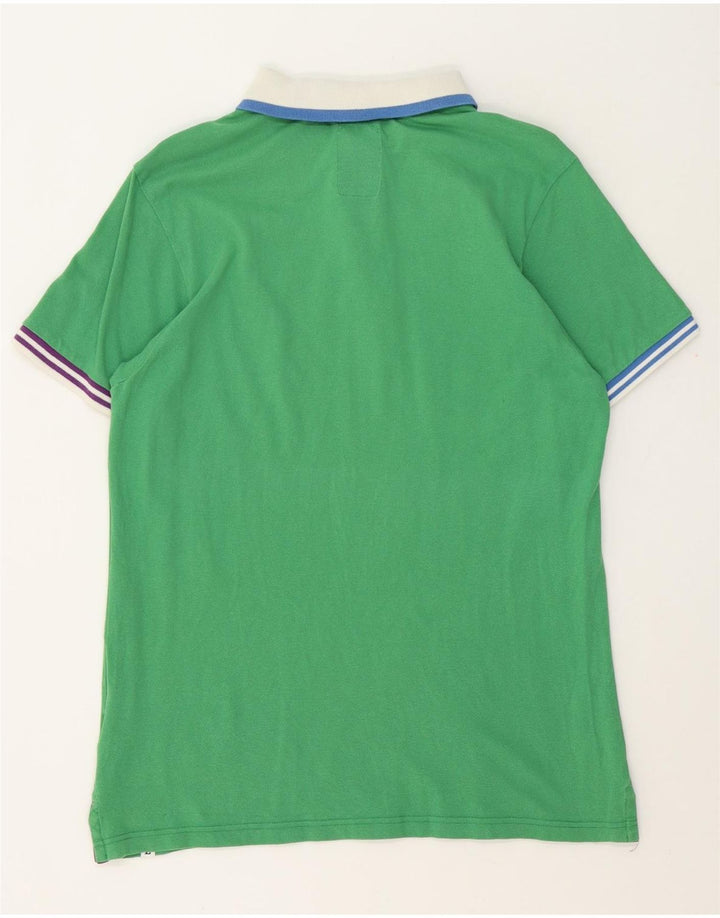 North Sails Herren Rugby-Poloshirt, groß, grün gestreift