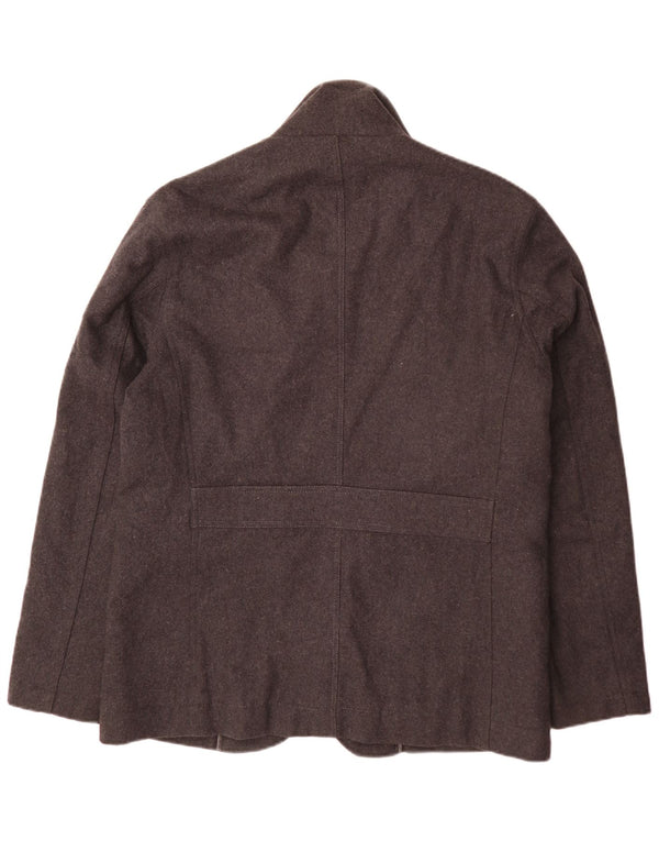Calvin Klein Herren Utility Jacke UK 44 2XL Graue Wolle