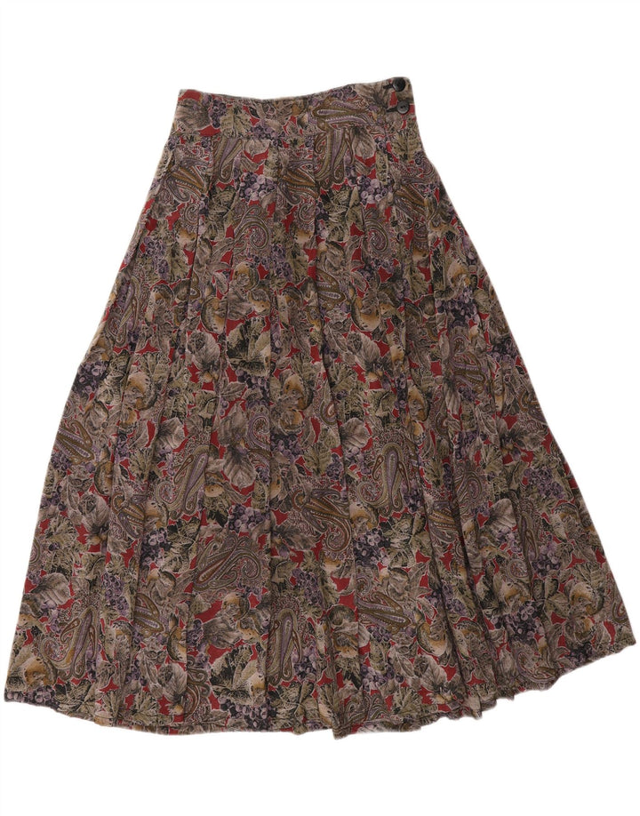 ATOS LOMBARDINI Womens Knife Pleated Skirt IT 42 Medium W26  Multicoloured Vintage Atos Lombardini and Second-Hand Atos Lombardini from Messina Hembry 