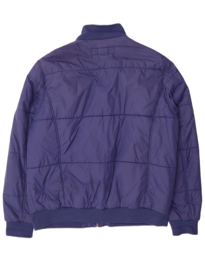 Peckott Herren Wattierte Jacke UK 44 2XL Marineblau Polyamid