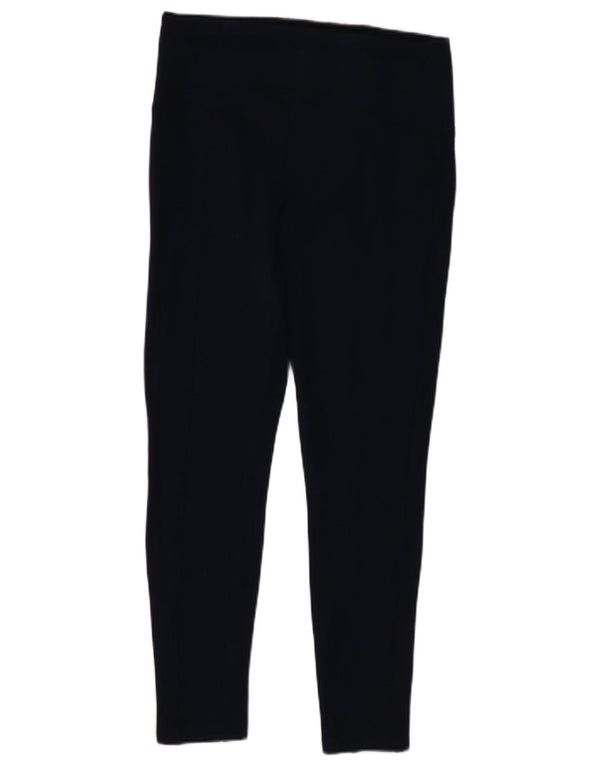 Marks & Spencer Damen Crop Leggings UK 12 Medium Marineblau Viskose