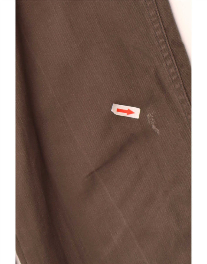 Wrangler Herren Regular Straight Jeans W36 L34 Braune Baumwolle