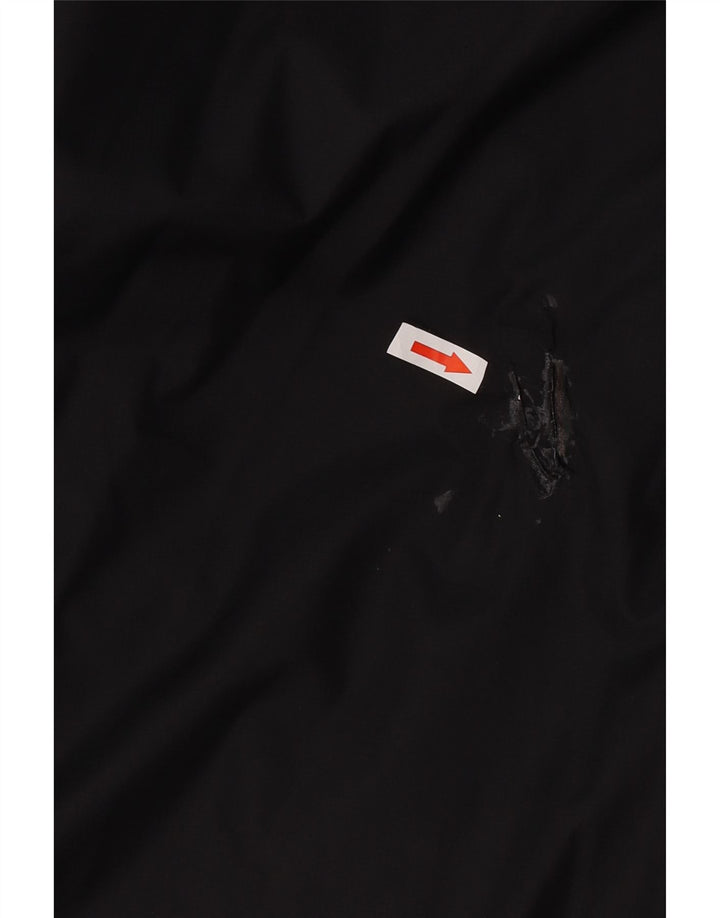 Berghaus Jungen-Regenjacke mit Kapuze, 11–12 Jahre, schwarzes Nylon