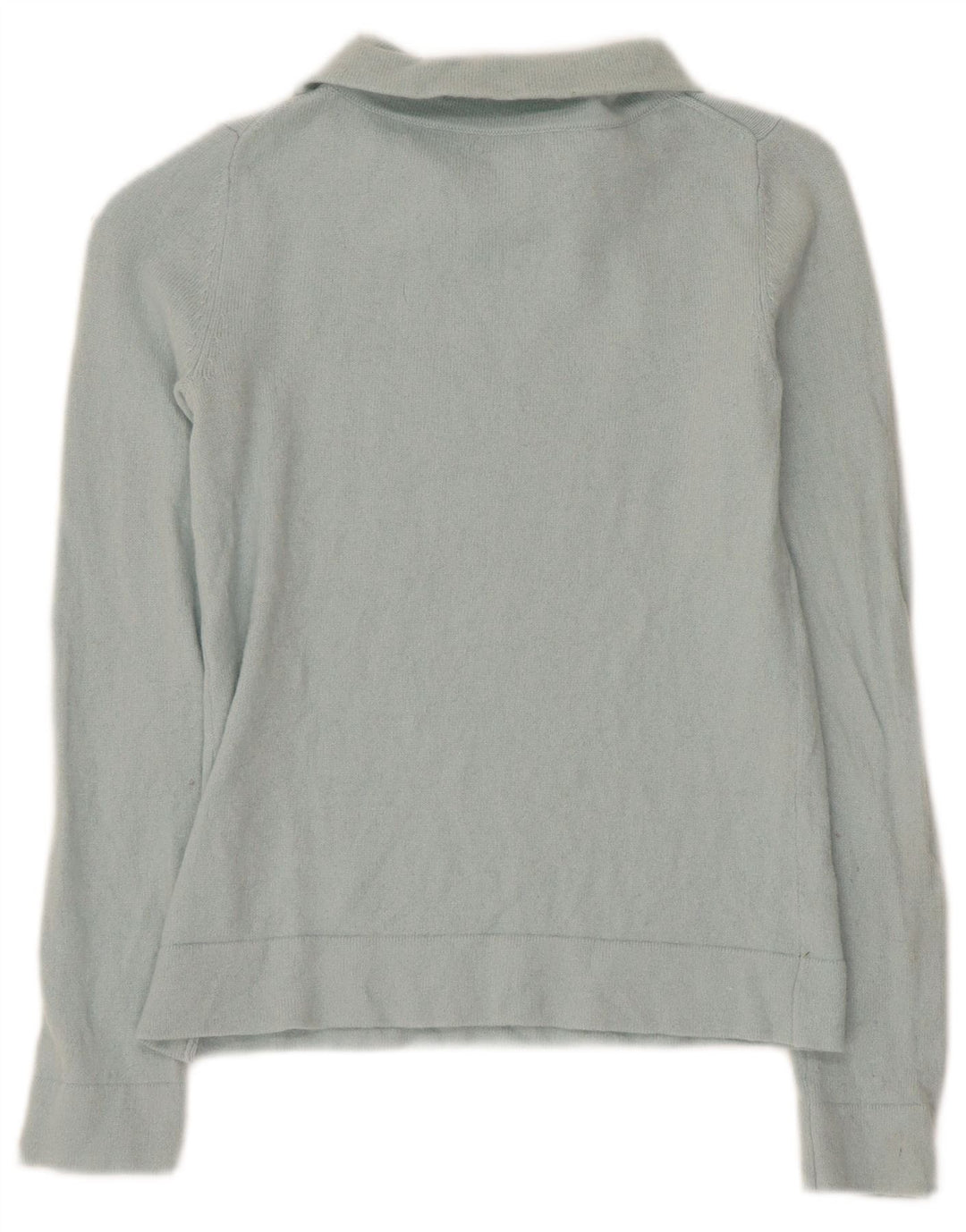 Hobbs Damen Crop Rollkragenpullover Pullover UK 4 XS Blaue Wolle