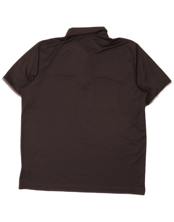 Adidas Herren Primegreen Poloshirt XL Schwarz gestreift Polyester