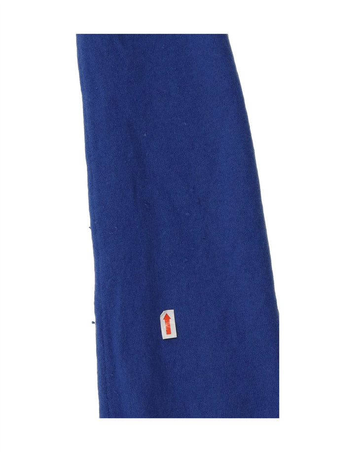 K-WAY Girls Cardigan Sweater 12-13 Years Medium Blue Lambswool Vintage K-Way and Second-Hand K-Way from Messina Hembry 