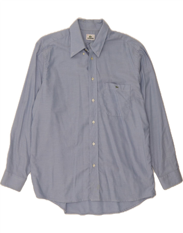 LACOSTE Mens Shirt Size 42 Large Blue Cotton Vintage Lacoste and Second-Hand Lacoste from Messina Hembry 