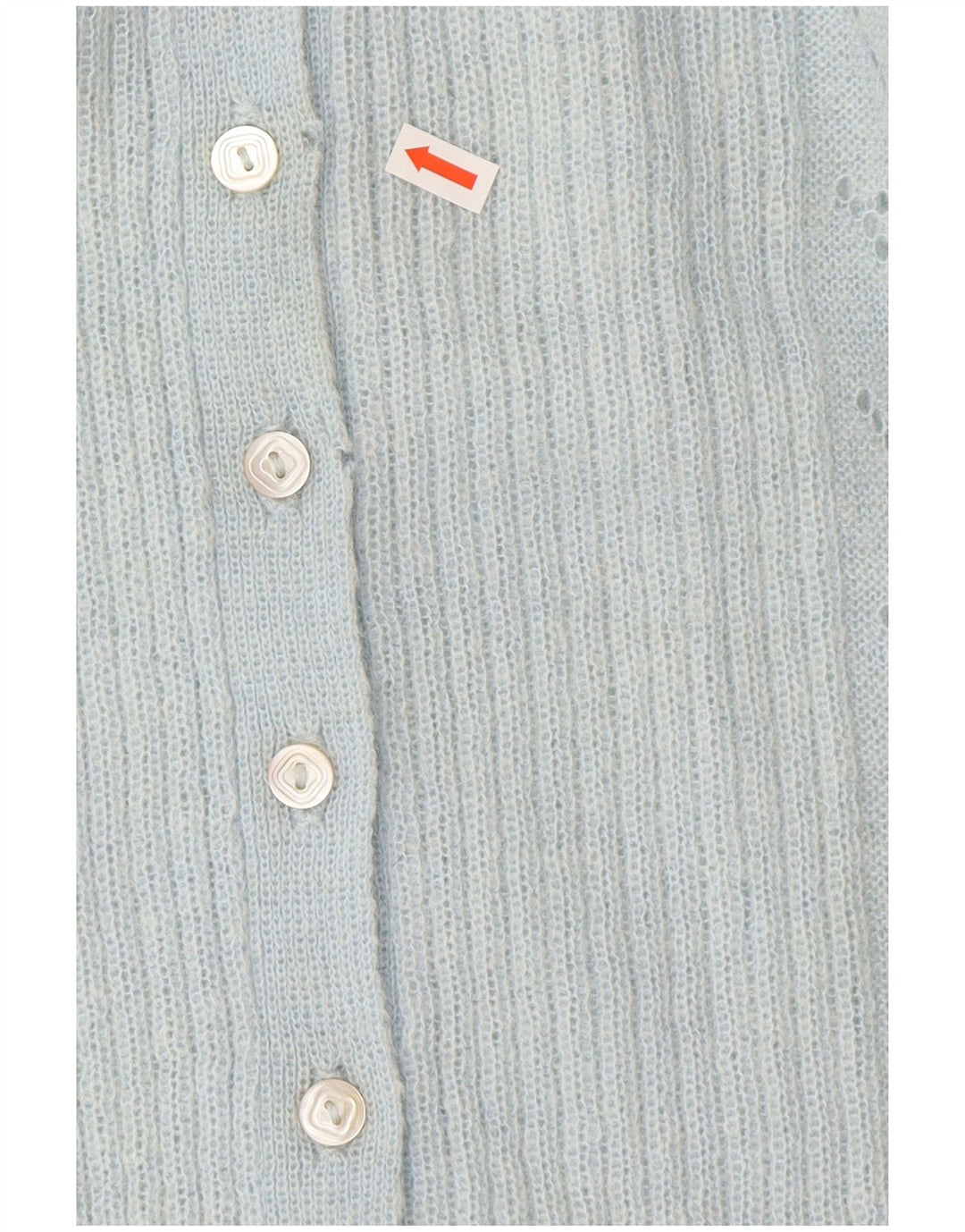 Vintage Damen Cardigan Pullover UK 14 Large Blue Classic