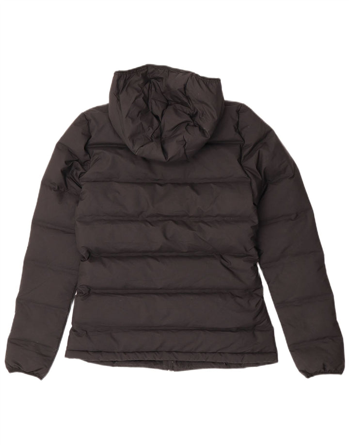 Adidas Damen Kapuzenjacke, gepolstert, UK 4/6, XS, Schwarz, Polyester