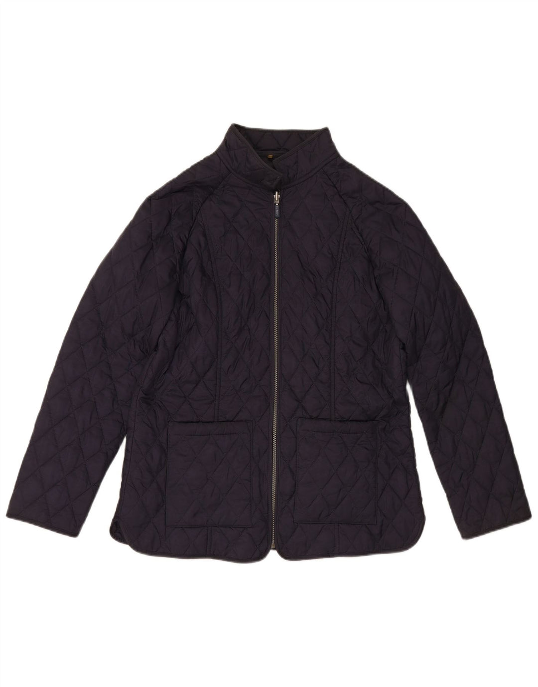BARBOUR Damen Steppjacke UK 14 Large Marineblau Polyamid