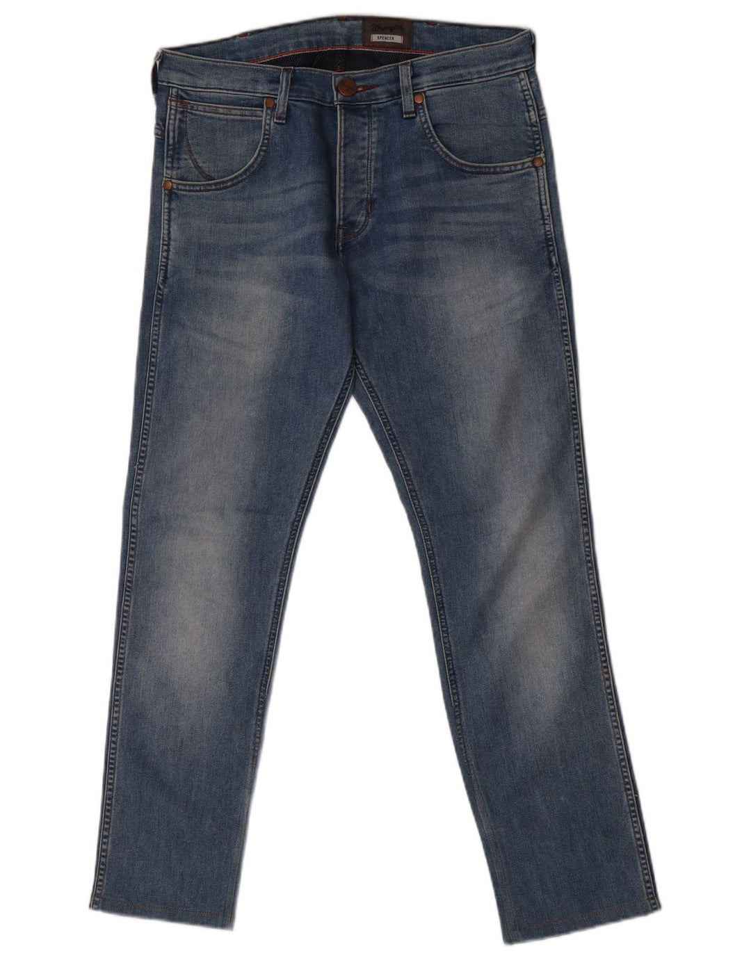 Wrangler Herren Spencer Slim Jeans W31 L30 Blaue Baumwolle