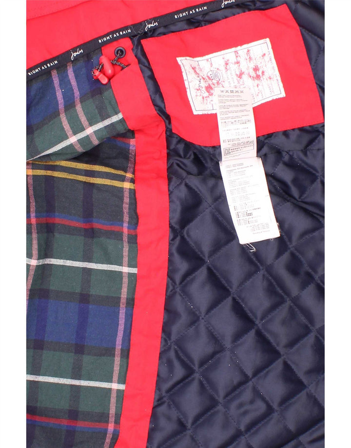 Joyce Mädchen-Regenmantel mit Kapuze, 3–4 Jahre, rotes Polyester