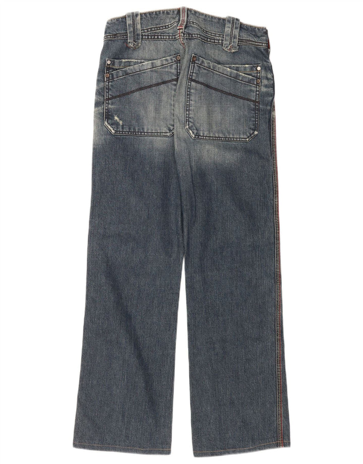 Diesel Damen Straight Jeans W29 L28 Blaue Baumwolle