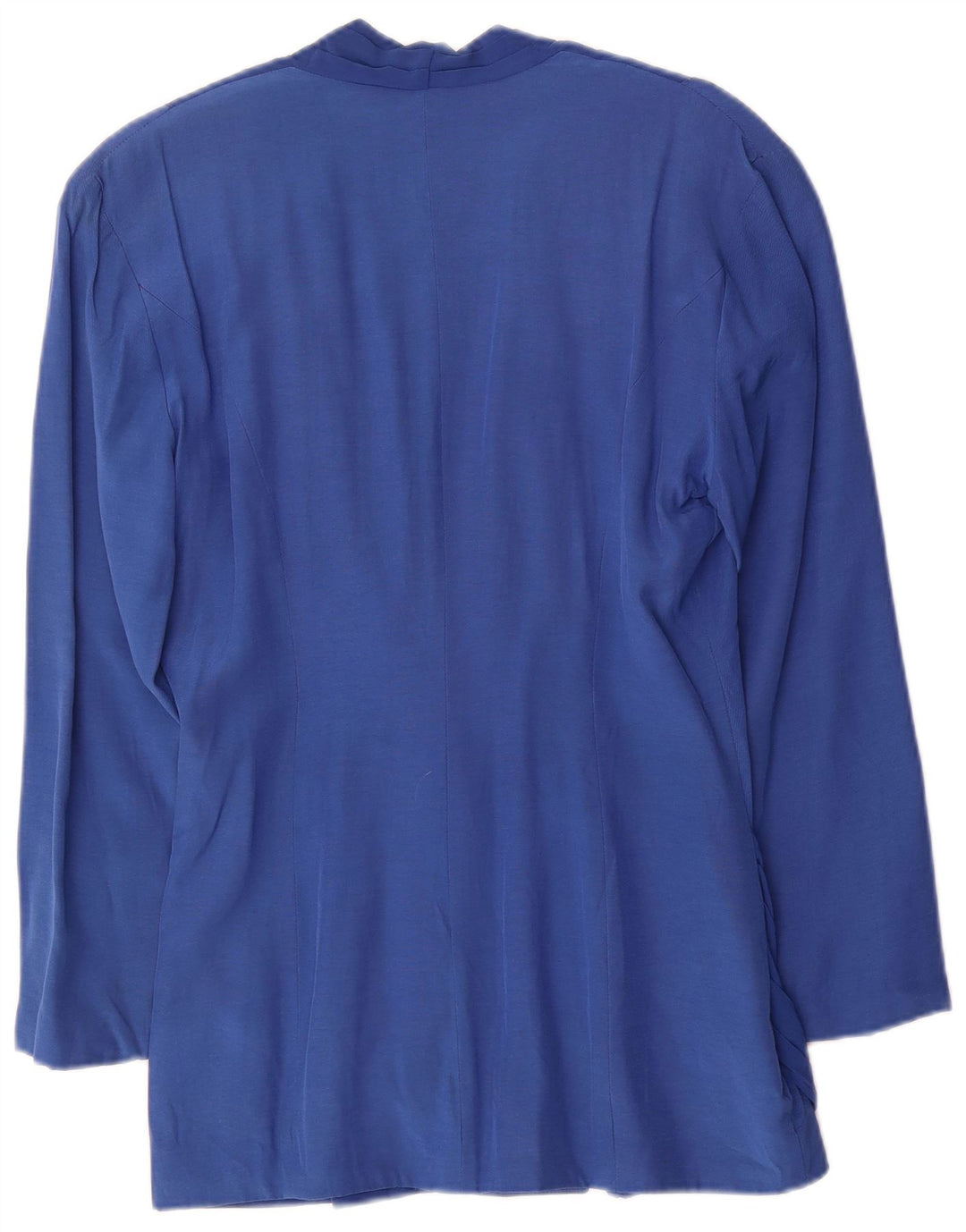 Zoe Damen Zweireihige Blazerjacke IT 42 Mittelblaue Viskose